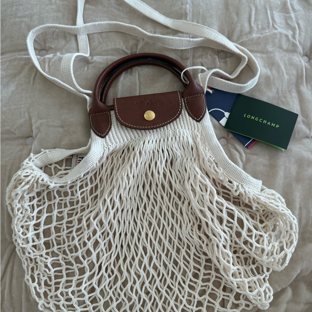 Longchamp Le Pliage Filet Knit Bag